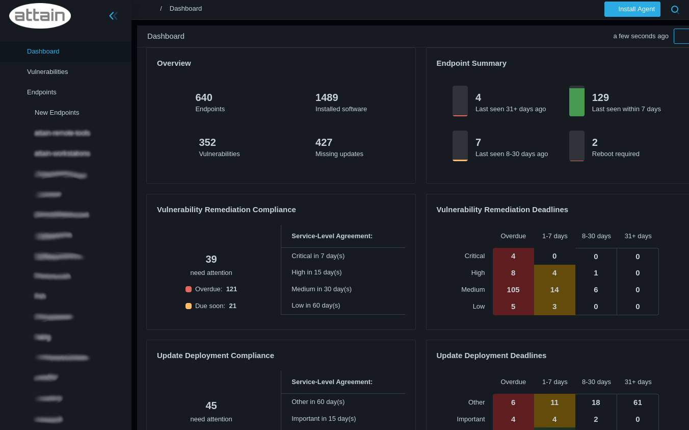 screenshot of network and security monitoring apps 