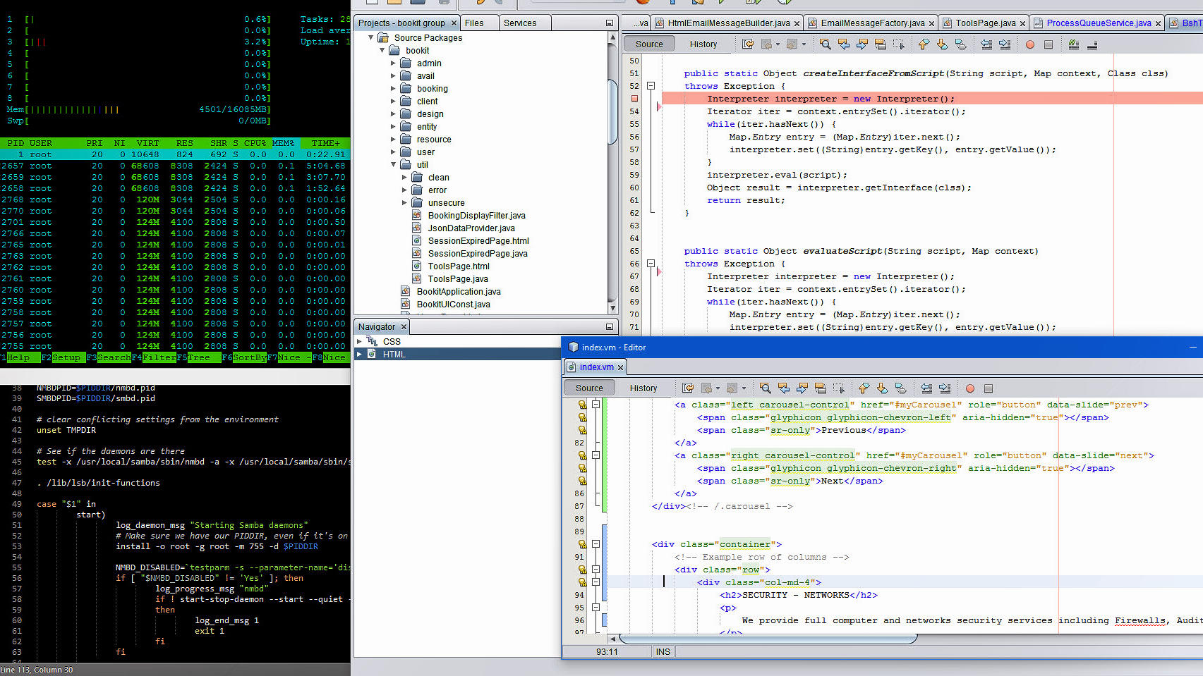 screenshot Attain coding desktop